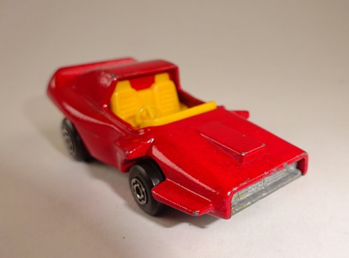 Matchbox Superfast No 58 Woosh-N-Push colour trial red body orange interior - Picture 4 of 9