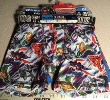 New Boys Underwear DC Justice League 3 pack boxer briefs XS 4, S 6, M 8 or L 10