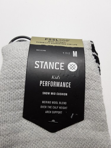 Stance Boyd Snow Kid's Performance OTC Socks Hot Pink Youth Size Med 11-2 - Picture 6 of 8