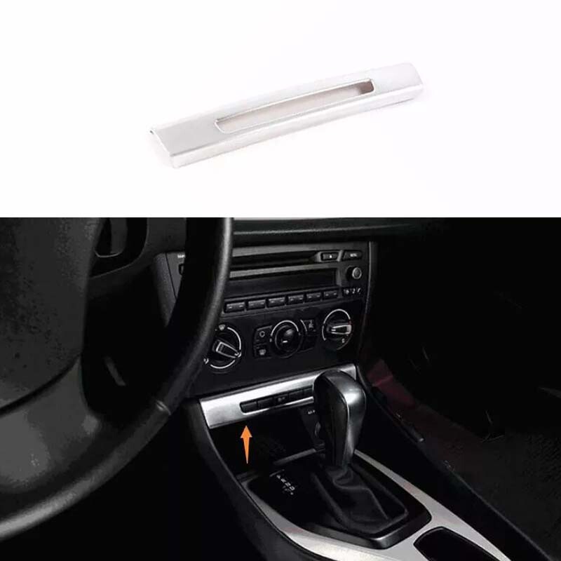 2013-15 Cover Trim For BMW X1 E84 Car Driving Assistant Mode Switch Matte Silver