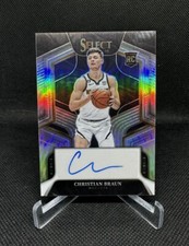 2022-23 Panini Select - Rookie Signatures Christian Braun #RS-CBR