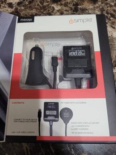 iSimple FMA750 FM Transmitter and Charger for Select Apple Devices - Picture 6 of 6