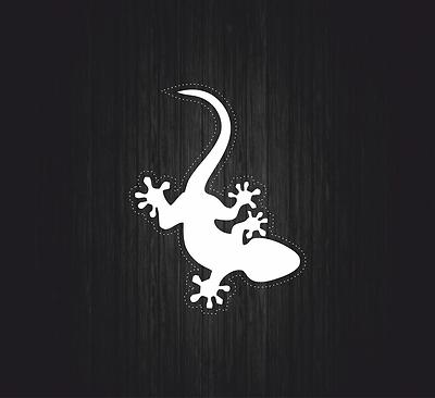 Sticker decal wall car moto biker funny gecko salamander reptile tuning lizard B