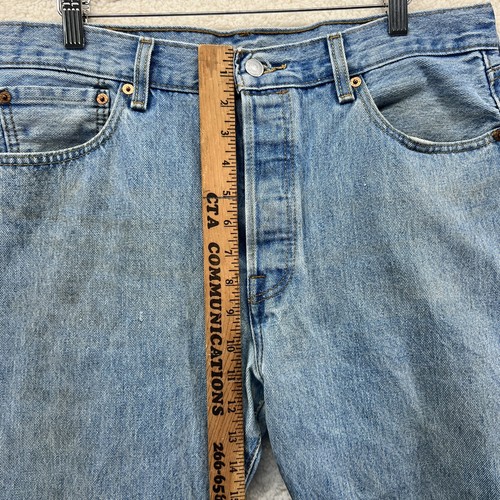 VTG Levis 501 XX Jeans Men 34x30 Blue Relaxed Button FLY - Picture 9 of 10