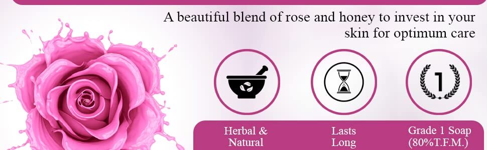 Anuved Shahi Rose soap enriched with Rishikesh Gangajal pure