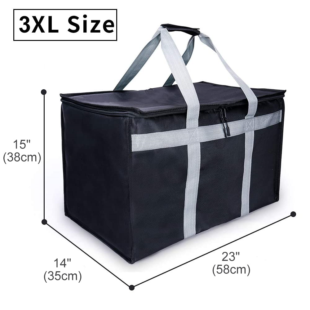 Bodaon Insulated Food Delivery Bag for Catering, XXXLarge, Hot Cold
