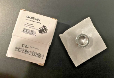 Ousun 3/4'' Male NPT to 1/2'' Female NPT Solid Brass Lead-Free Reducer Hex
