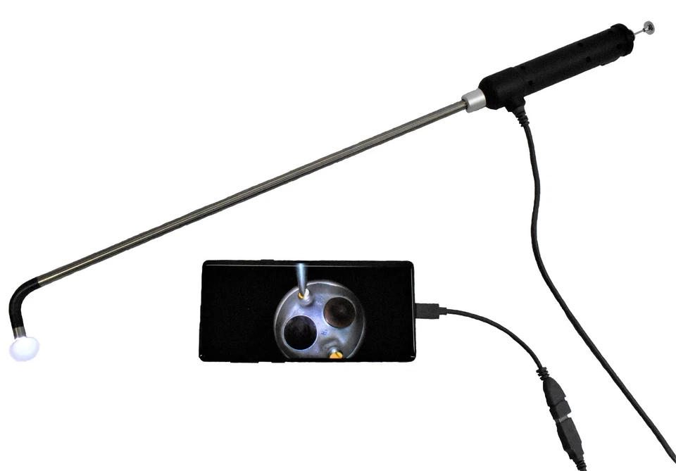 Videoscopio boroscopio articulado Vividia VA-400 USB v5 cámara USB PC y teléfono Foto 3 de 4