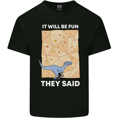 Indoor Kletterwand lustig Dinosaurier T-Rex Kinder T-Shirt Kinder