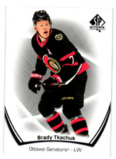 2021-22 Upper Deck SP Hockey Base Card #46 Brady Tkachuk - Ottawa Senators