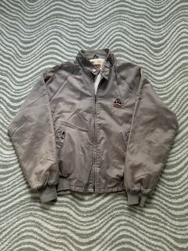 Vintage 100 Years Widmer Quality 1888-1988 Antigua Men’s Large Gray Nylon Jacket - Picture 19 of 23
