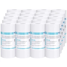 20 Pack 10"x4.5" 5 Micron Whole House RO Sediment Water Filter Big Blue Replace