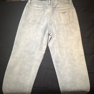 Supreme baggy dirty indigo jeans | eBay