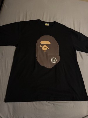 BAPE ABC Brown Big Ape Head T-shirt | A Bathing Ape Size: 2XL (Pre-owned) CLEAN