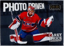 Carey Price 2022-23 O-Pee-Chee Platinum Photo-Driven Montreal Canadiens #PD-3