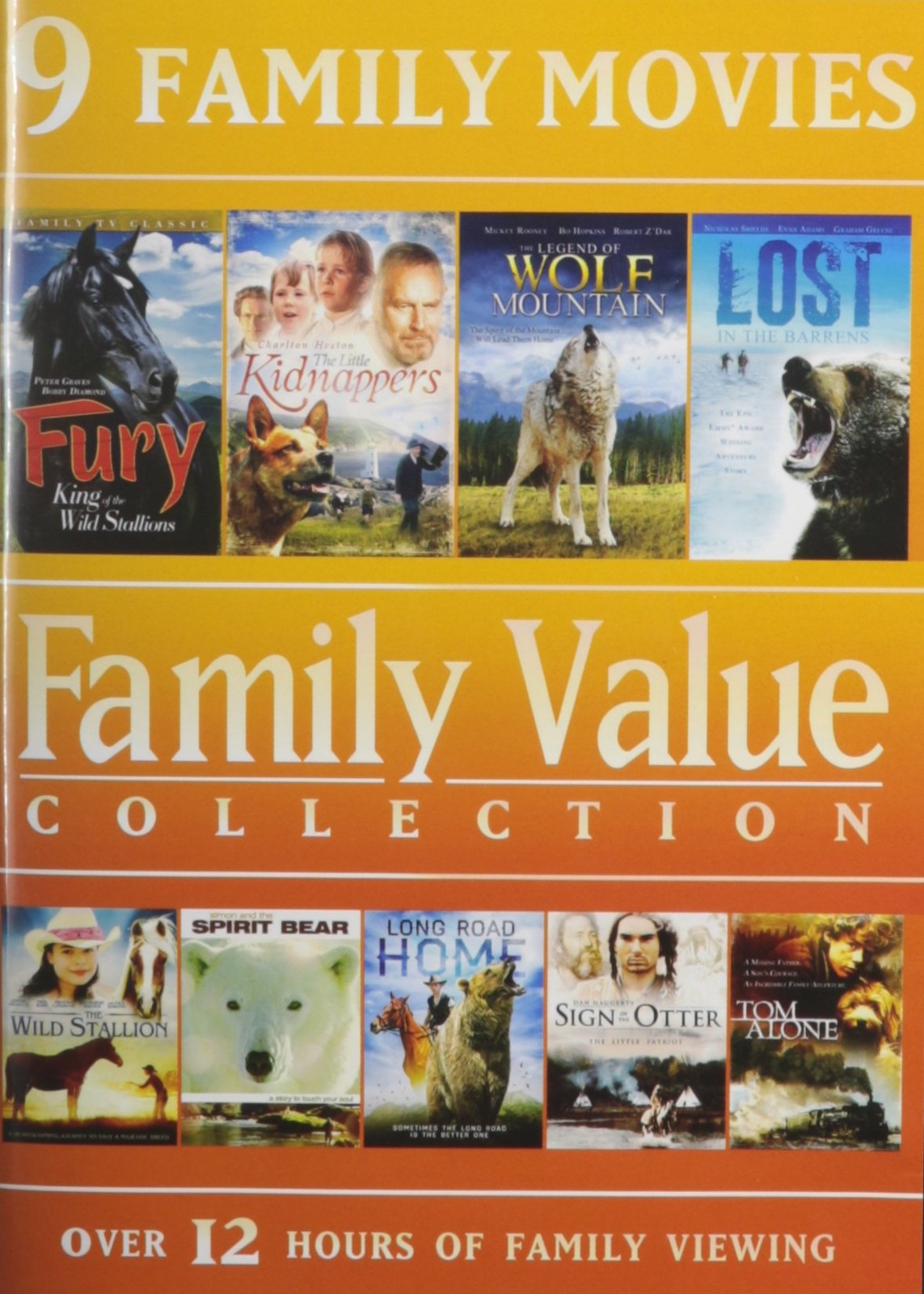 9-Movie Family Value Collection: The Wild Stallion / The Little Kidnappers /...