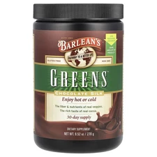 Barlean s Greens Powder Formula Chocolate Silk 9 52 oz 270 g Organic, Kosher,