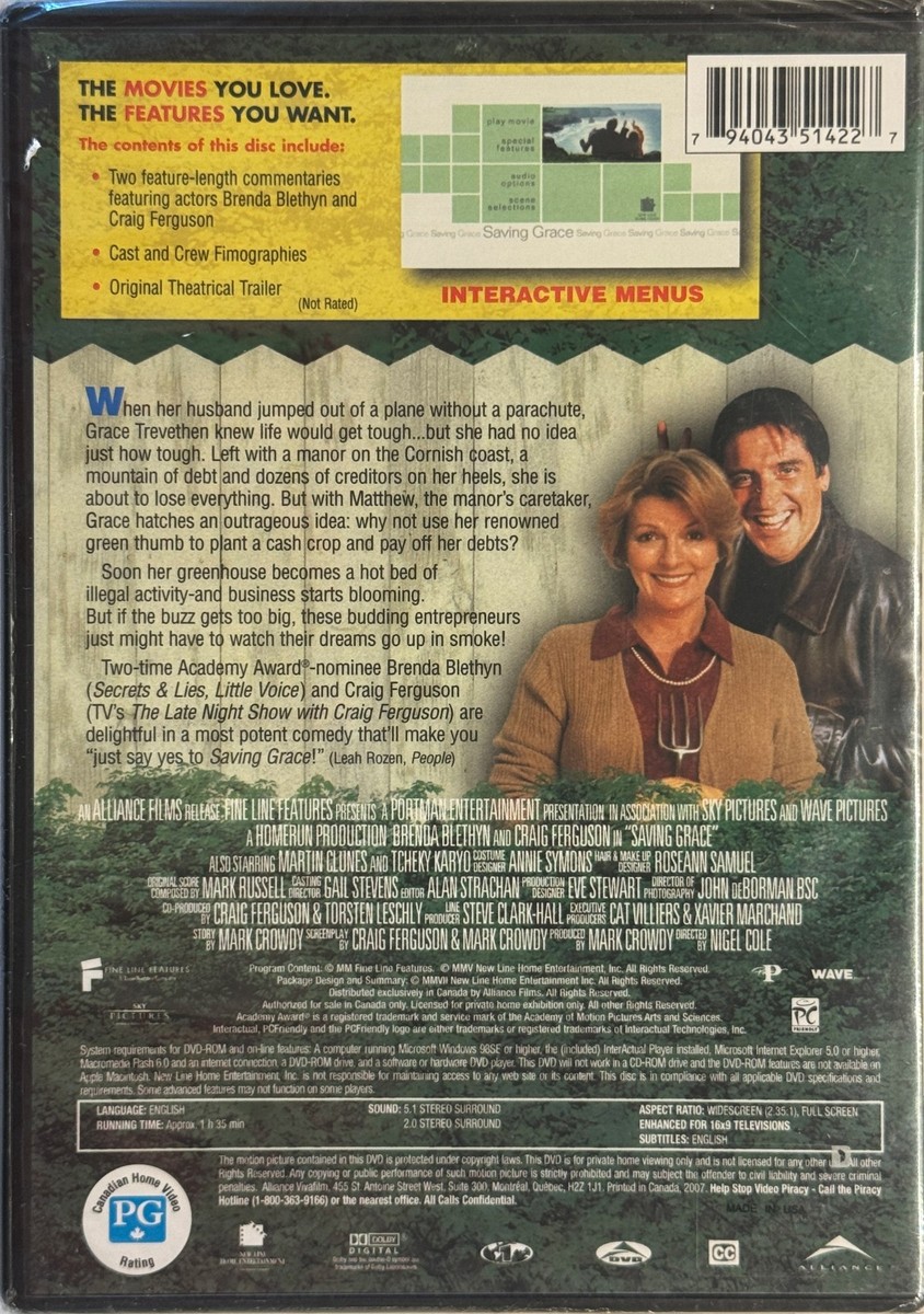 Saving Grace (DVD, 2000) for sale online | eBay