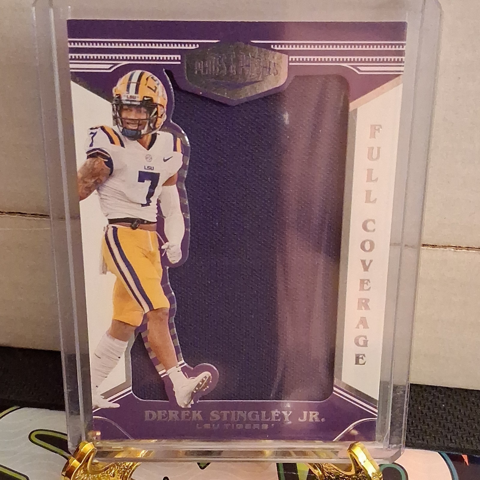Derek Stingley Jr. Panini Chronicles Draft Picks Plates and Patches Full Coverage #PPDSJ Base