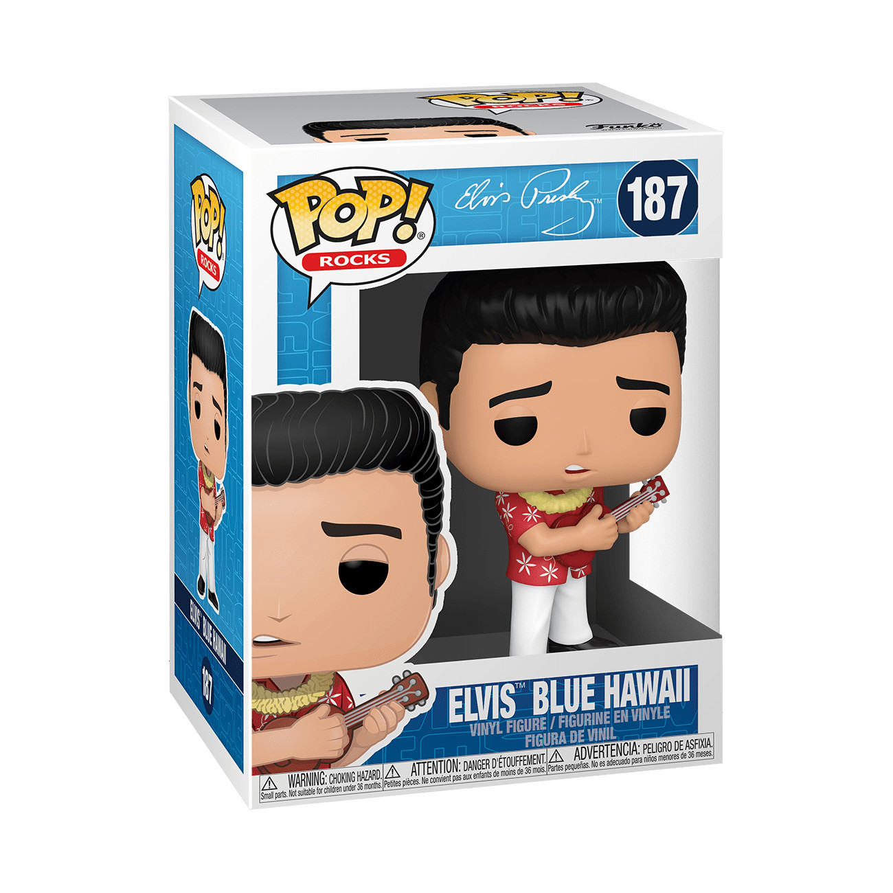Funko POP! Rocks Elvis Presley Elvis Blue Hawaii #187 Vinyl Figure
