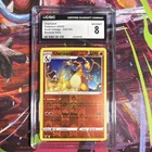 Pokémon Charizard CGC 8 Reverse Holo Rare 025/185 170 HP English 2020