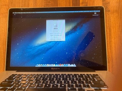 Apple MacBook Pro Late 2011 i7-2860QM 2.5GHz 16GB RAM 250G SSD 15'' Radeon HD6770
