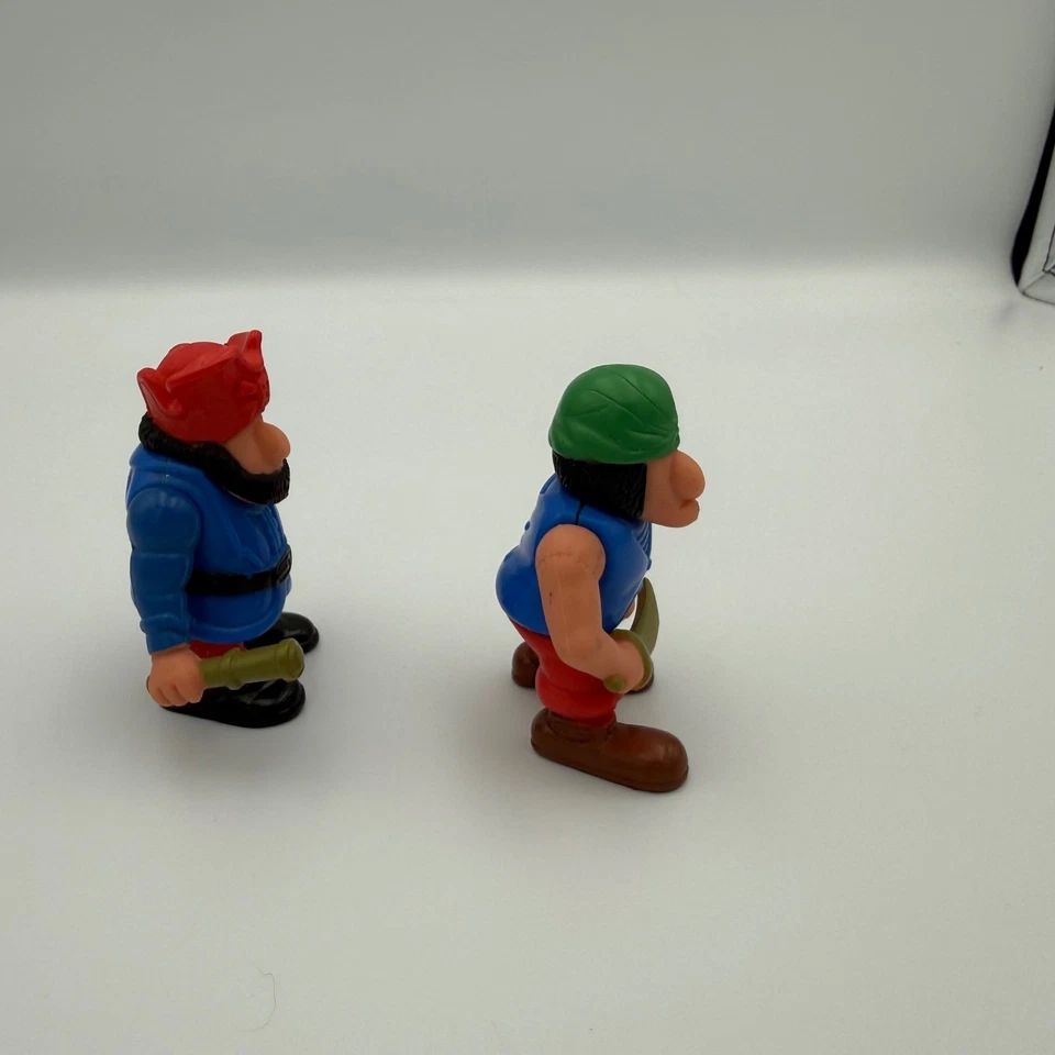 Винтажный корабль пират карлик Gnome фигурки фигурки игрушка 1995 красный зеленый шляпа - Изображение 4 из 4