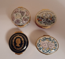 4 X Enamel Boxes " Crummles ~ Bilston ~ Sewills "