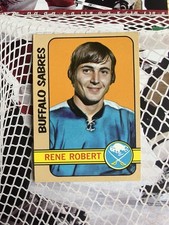 1972 Topps Ice Hockey Rene Robert #161 EX Condition Low Cost Shipping 