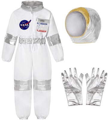 Kids NASA Astronaut Costumes America Spacesuit for Boys Girls Space Jumpsuit ...