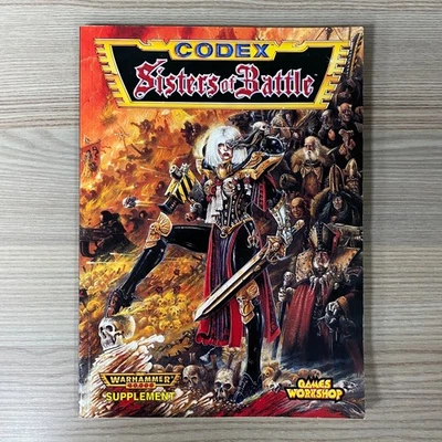 Codex Sisters Of Battle Warhammer 40,000 40K Livre Armée Supplément 2e Éd. 1997 - Photo 1/4