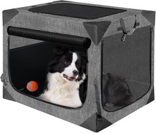 Dog Crate, Collapsible Soft Travel Crate for Large Dogs 3 Year Warranty , Indoo