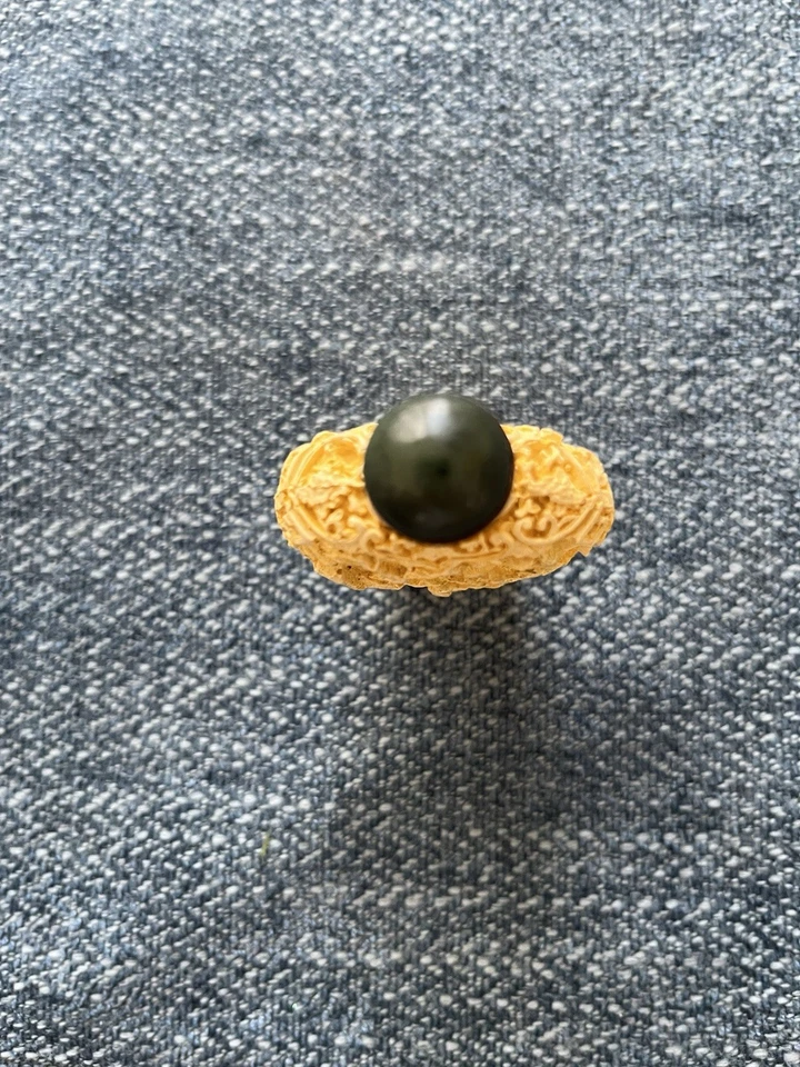 Antique Chinese Hand Carved Tabacco Snuff Bottle - Image 3 of 4