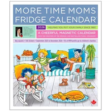 More Time Moms,  More Time Moms Fridge Calendar 2026 Magnetic Calendar, 13.5'' X