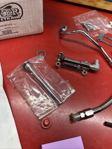 harley baker transmission Vent Oil Fill Trans Evo 5 Speed Motor Breather Unkown - Picture 4 of 24