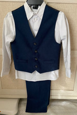 Van Heusen youth boy size 7 dress shirt, pants, and vest set