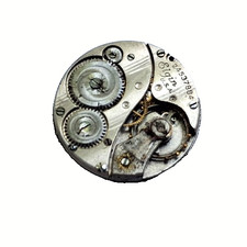 ELGIN 6/0S Watch Movement 7j GRADE 431 Model #2 watch parts or restore -1922-