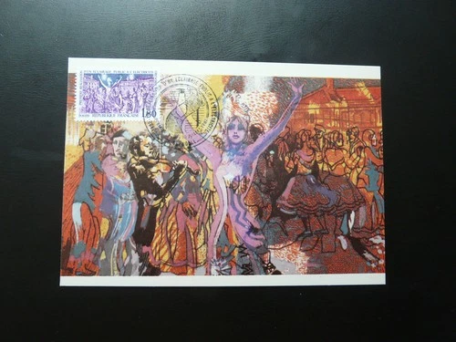 electricity first public lighting maximum card France 1982