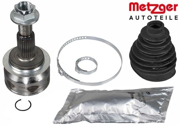 Metzger 7110201 Gelenksatz FüR Antriebswelle Vorderachse Vorne FüR Mazda-image
