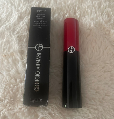 Giorgio Armani Lip Power Tempting 404 Red Lip Stick Brand New!