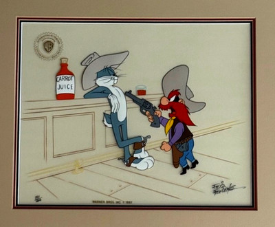 Warner Brothers Cel  LE 151/200 - ''AHH HATES VARMINTS''  - Signed Friz Freleng
