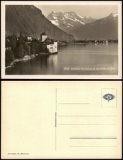 Ansichtskarte Veytaux Château de Chillon et ...