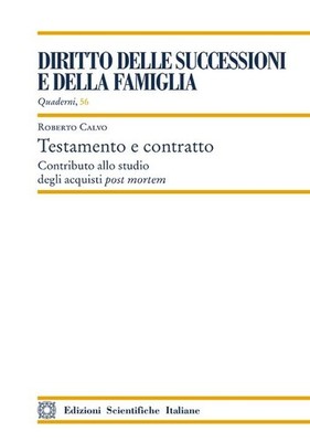 Roberto Calvo Testamento e contratto (Paperback) (UK IMPORT)