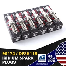 Premium Durable 6 Pcs OEM Replacement 90174 DF8H11B Iridium Spark Plugs NEW MGT