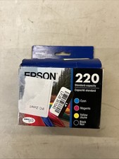 Epson Genuine 220 4PK Ink Cartridges Black/Cyan/Magenta/Yellow