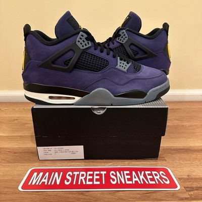 Air Jordan 4 Retro JBC LA Lakers Size 15 New PE Player Exclusive Promo Sample