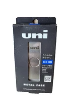 Uni Mitsubishi Pencil Lead Full Metal Case Smudge-Proof 0.5 mm 24 HB Black