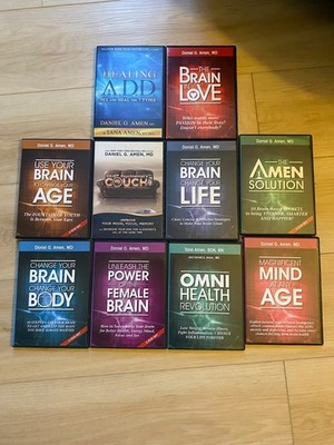 Daniel Amen DVD Lot Brain Health Collection 10 Disc Set Change Your Brain Life A