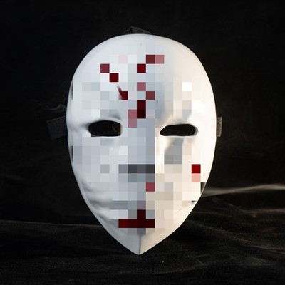 Xcoser Rock Band Sleep Mask Cosplay Props Resin Replicas Fans Gifts Halloween