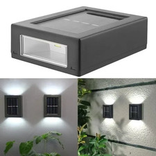 Solar Up and Down Spot Lights Outdoor, Street Wall Light Lamp Solar Powered